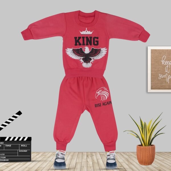 Top - Pyjama Set Thermal For Baby Boys & Baby Girls (Red, Pack of 1)