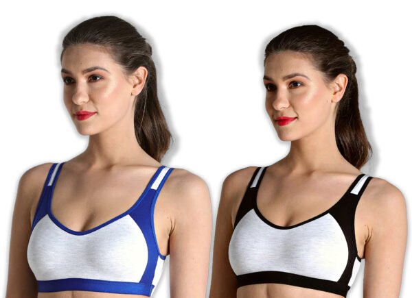 Women Sports Non Padded, Sweet Hot Bra (Pack of 2)